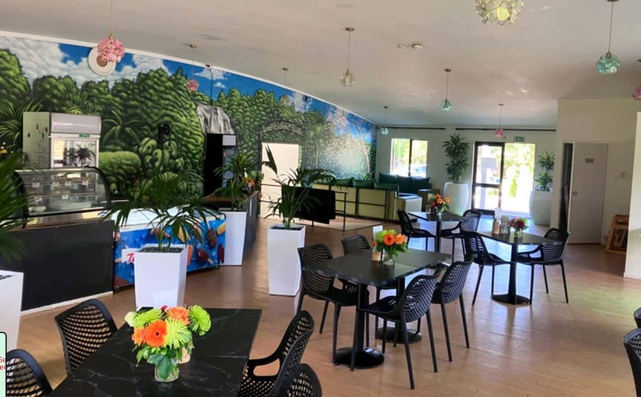 The Secret Waterfall Garden Café