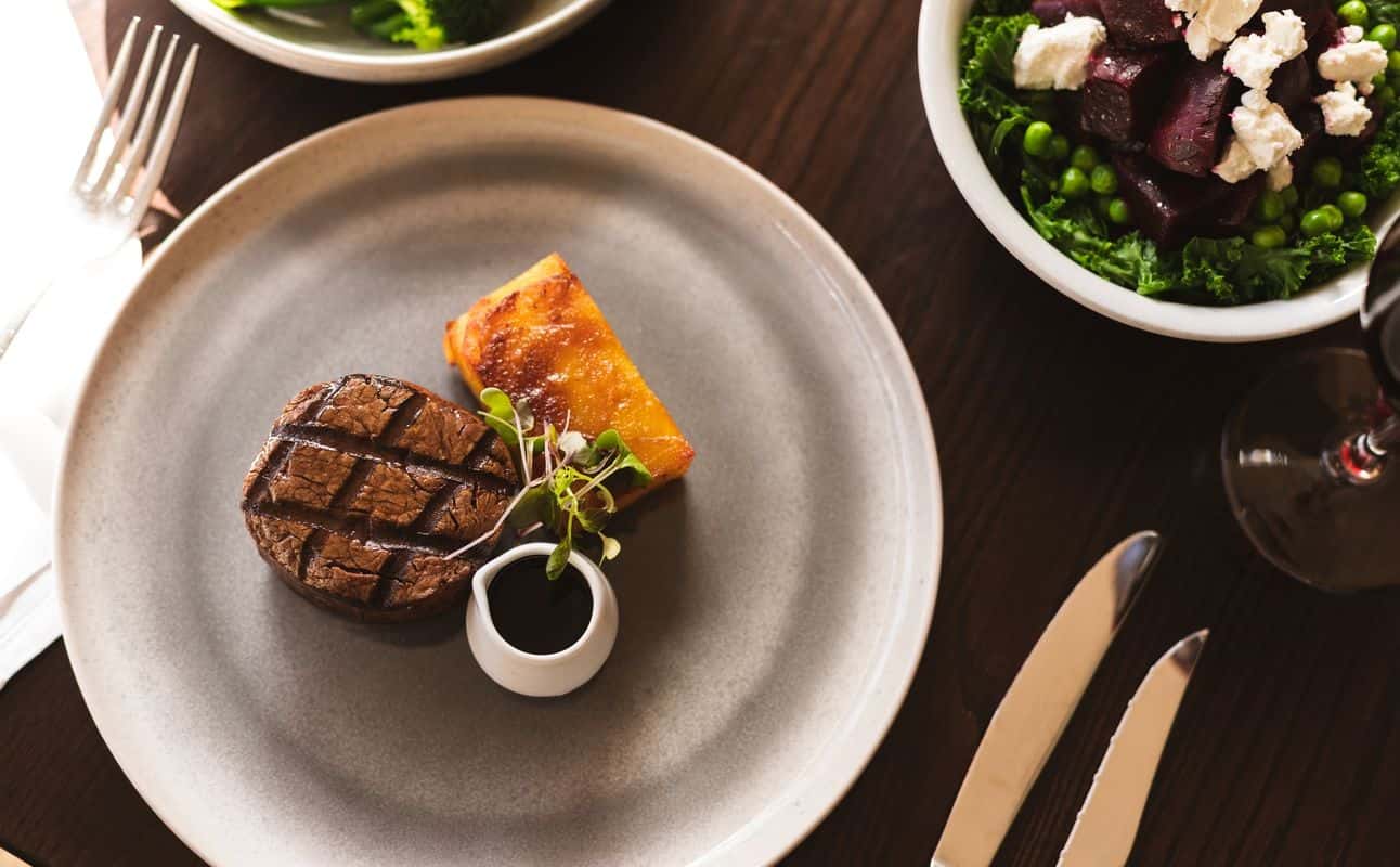 Enjoy New Zealand, Steakhouse, Gluten Free options, Vegetarian options, Hotel restaurant, Child friendly, Table service, $$$$, Business meetings, Local cuisine and Families cuisine at Elements Restaurant and Bar in Queenstown CBD, Queenstown