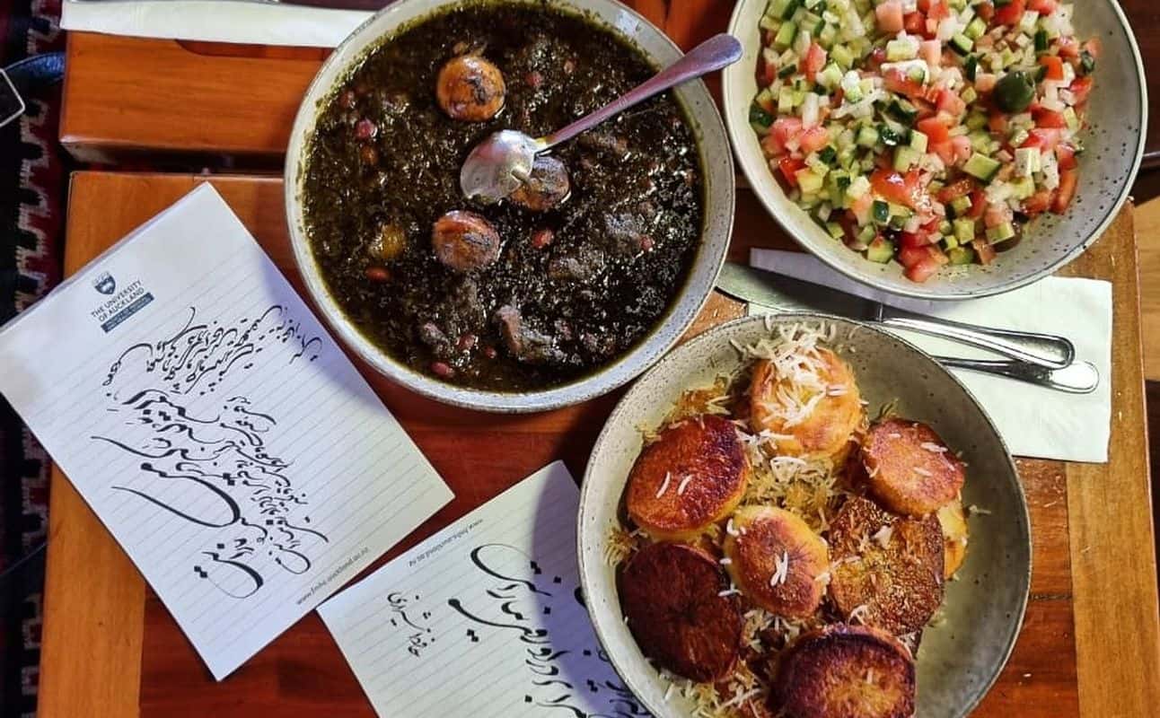 Enjoy Persian, Mediterranean, Middle Eastern, Gluten Free options, Vegan options, Vegetarian options, Dairy free options, Halal, Restaurant, Indoor & outdoor seating, Wheelchair accessible, Table service, $$$$, Families and Groups cuisine at Rumi in Parnell, Auckland