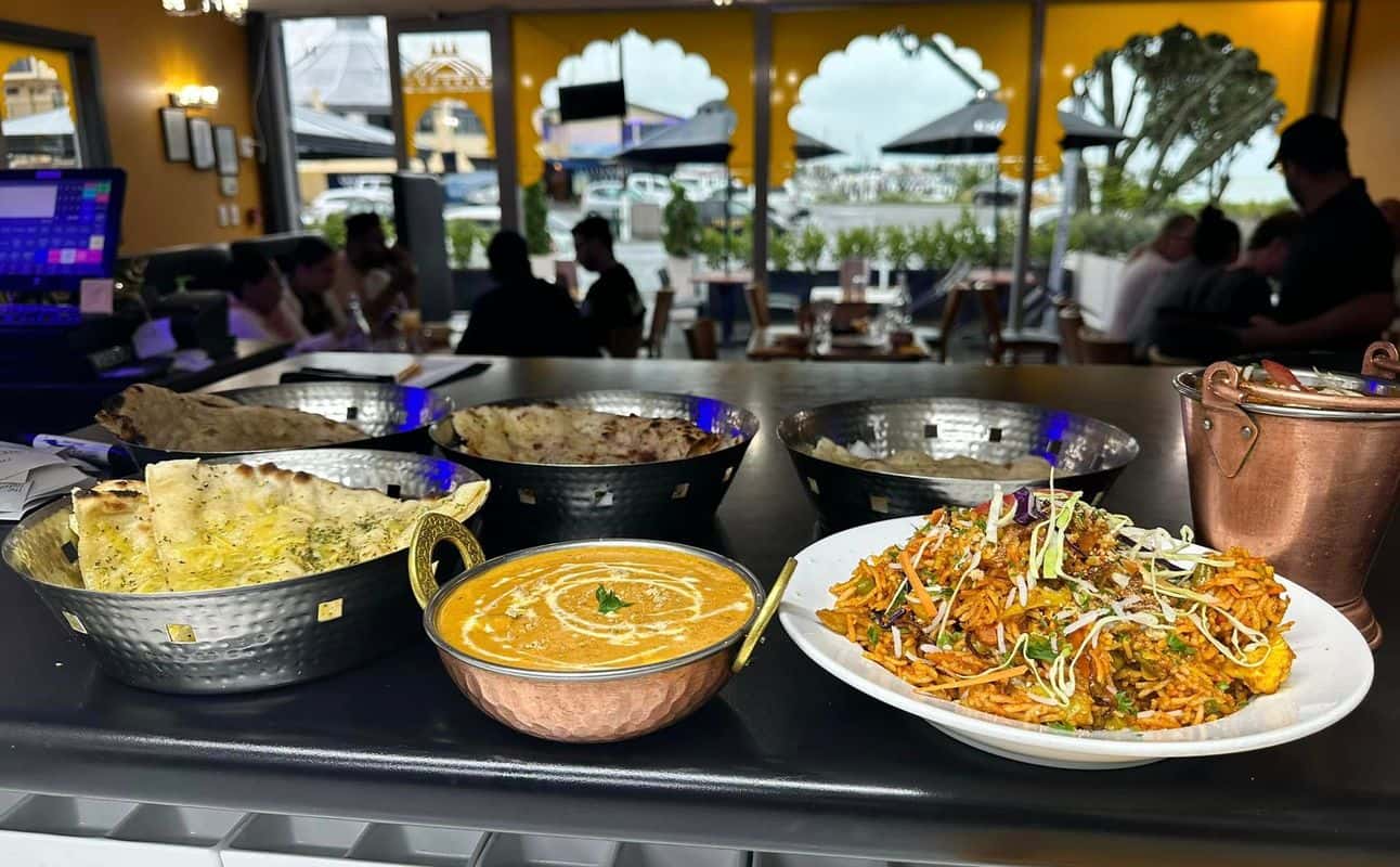 Enjoy Indian, Vegan options, Vegetarian options, Restaurant, Table service, Indoor & outdoor seating, $$$, Families, Groups and Special occasion cuisine at The Turmeric Cuisine of India in Ahuriri, Hawke's Bay