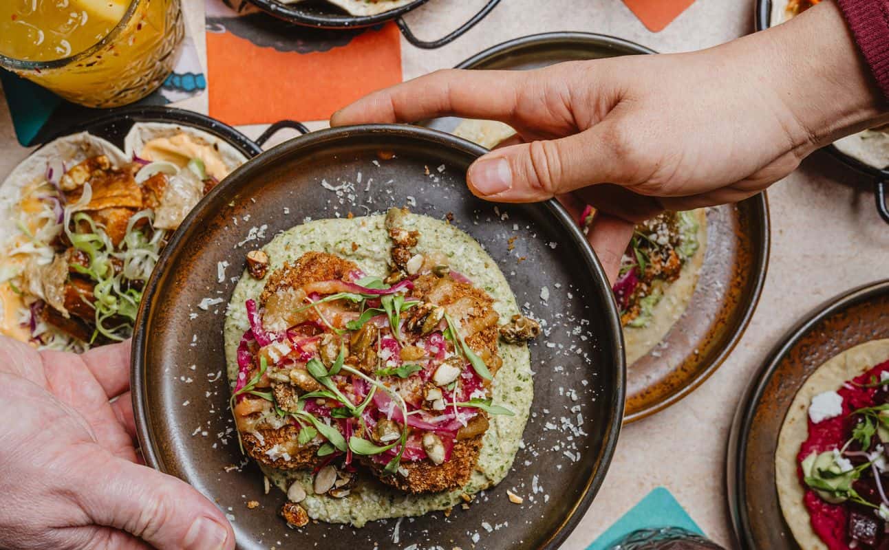 Enjoy Mexican, Vegetarian options, Vegan options, Gluten Free options, Restaurant, Indoor & outdoor seating and $$$$ cuisine at Mexico Ellerslie in Ellerslie, Auckland