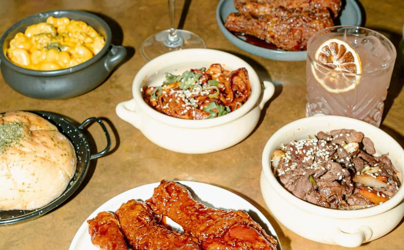 Enjoy Asian, Korean, Wine bar, Late night, Dog friendly, Table service, Wheelchair accessible, Beer garden, Indoor & outdoor seating, $$$$, Craft beer, Wine bar, Families and Groups cuisine at My Fried Chicken Britomart in Auckland City Centre, Auckland