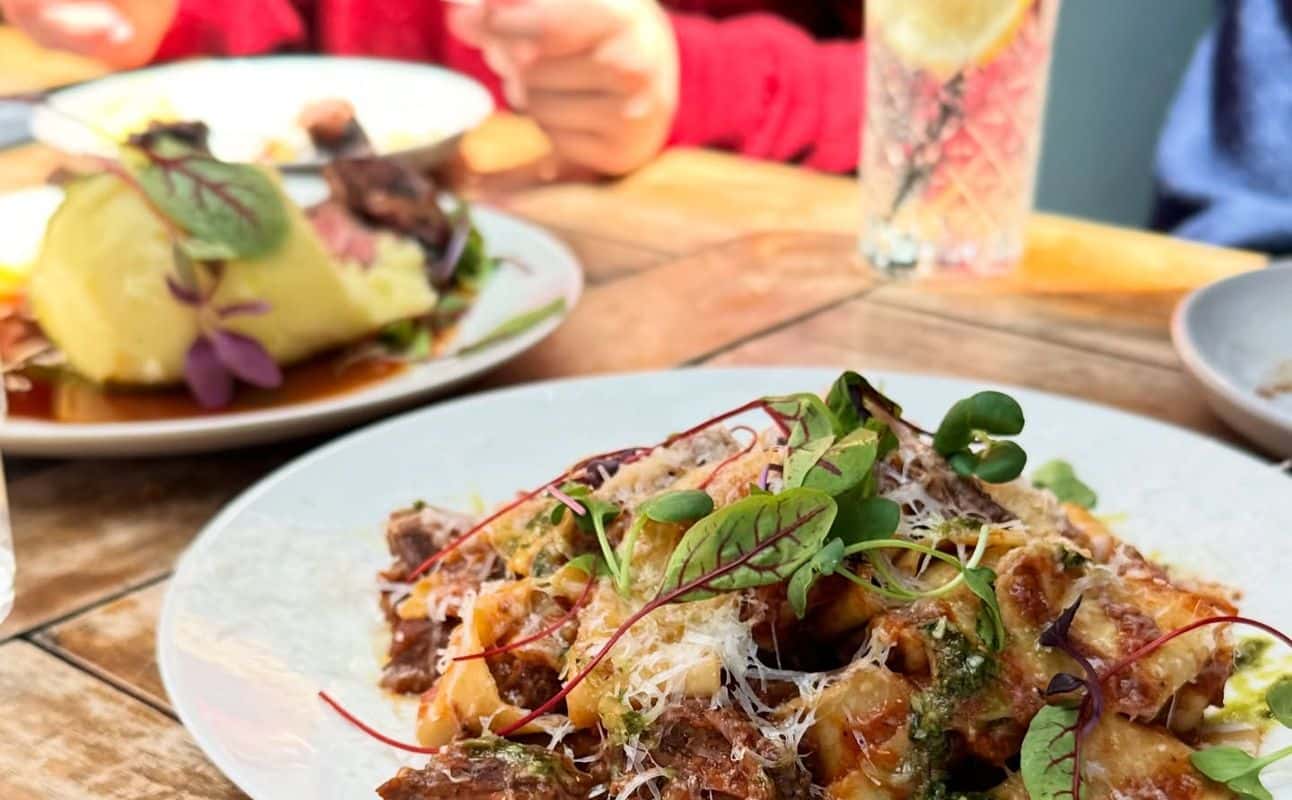 Enjoy Burgers, Small plates, European, Dairy free options, Vegetarian options, Bars & pubs, Indoor & outdoor seating, Table service, $$$, Live music and Groups cuisine at Reign & Pour in Auckland City Centre, Auckland