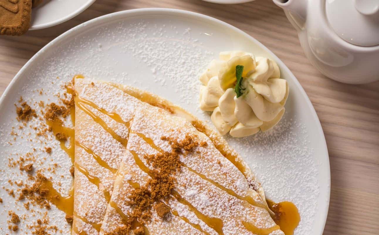 Enjoy European, Cafe, Indoor & outdoor seating, Free wifi, Non-smoking, Groups and Families cuisine at Crepes De La Monde in Christchurch Central, Christchurch