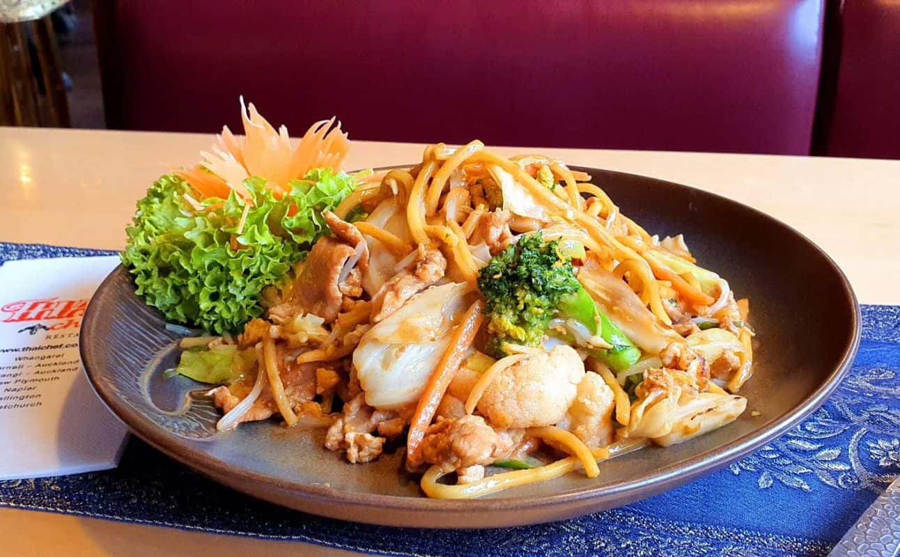 Enjoy Thai, Asian, Street food, Vegetarian options, Vegan options, Gluten Free options, Restaurant, Highchairs available, Table service, $$, Families and Wine bar cuisine at Thai Chef's in Te Aro, Wellington