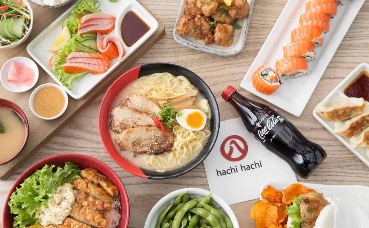 Enjoy Japanese, Gluten Free options, Vegan options, Vegetarian options, Restaurant, Wheelchair accessible, Child friendly, Table service, $$, Groups and Families cuisine at Hachi Hachi Bush Inn in Bush Inn, Christchurch