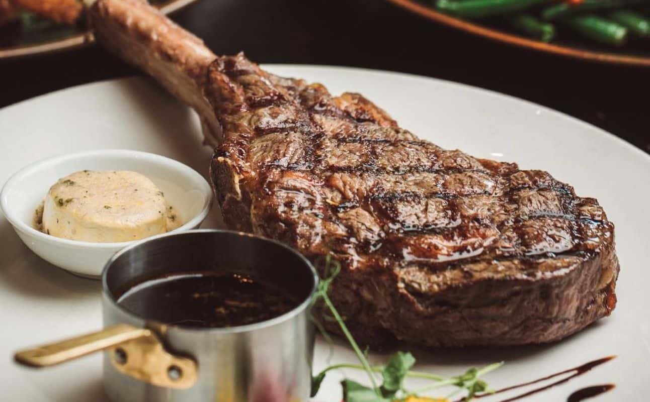 Enjoy Steakhouse, New Zealand, Seafood, Vegetarian options, Gluten Free options, Dairy free options, Restaurant, Indoor & outdoor seating, Street parking, Waterfront, Private dining, Table service, Wheelchair accessible, Highchairs available, $$$$, Families, Groups, Date night, Local cuisine, Special occasion and Views cuisine at Botswana Butchery Queenstown in Queenstown CBD, Queenstown