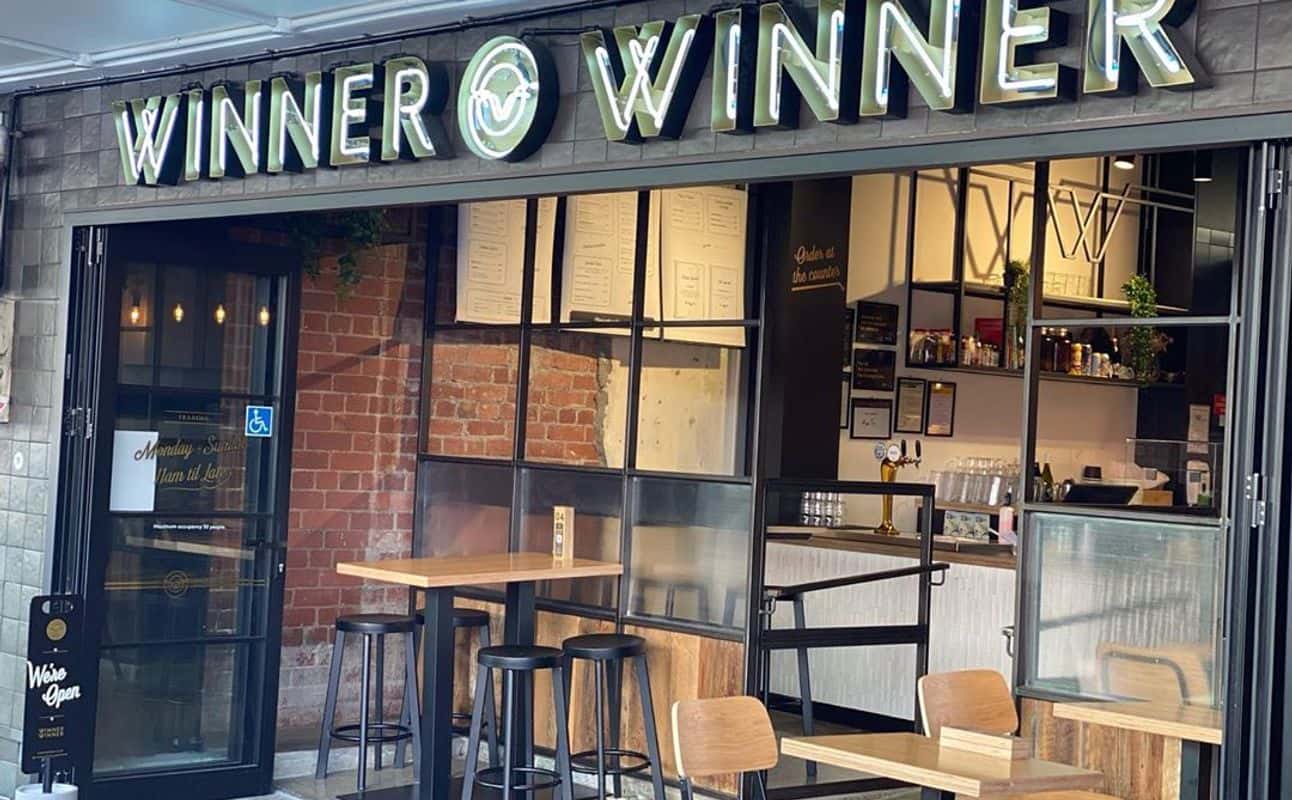Enjoy Burgers, New Zealand, Vegan options, Vegetarian options, Restaurant, Indoor & outdoor seating, $$$ and Groups cuisine at Winner Winner Courtenay Place in Wellington City Centre, Wellington